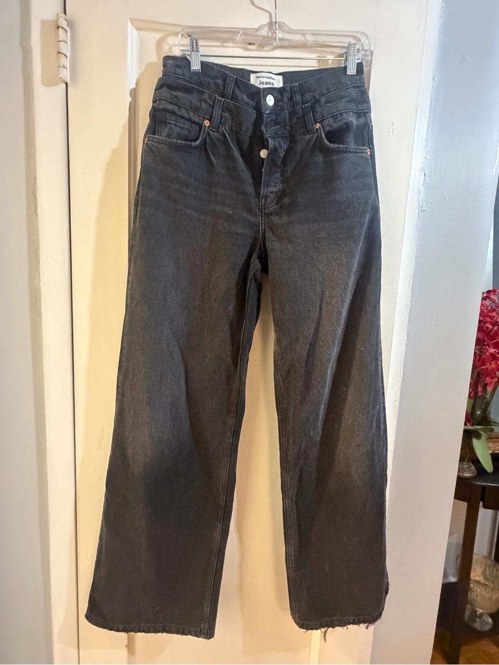 Reformation Cary Double Waistband High Rise Jeans 27 - Picture 5 of 12